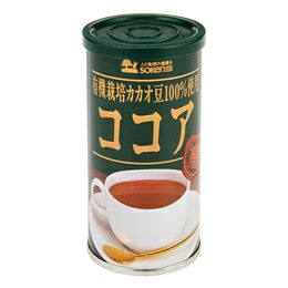 有機栽培カカオ豆100％使用 ココア 80g