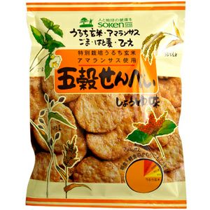 五穀せんべいしょうゆ味 90g