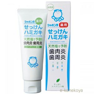 シャボン玉 薬用せっけんハミガキ・スペアミント 80g ＜医薬部外品＞