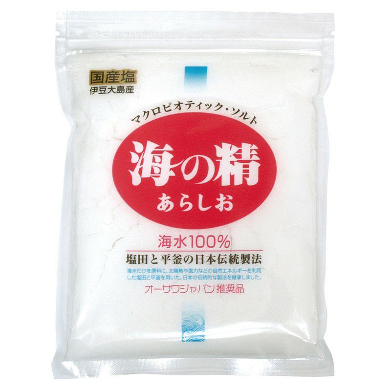 あらしお 赤ラベル（小） 240g｜海の精・オーサワジャパン｜《公式》自然食品・有機米かねこや