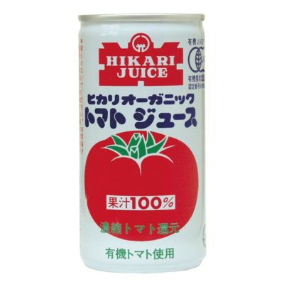 ヒカリ オーガニックトマトジュース（有塩） 190g