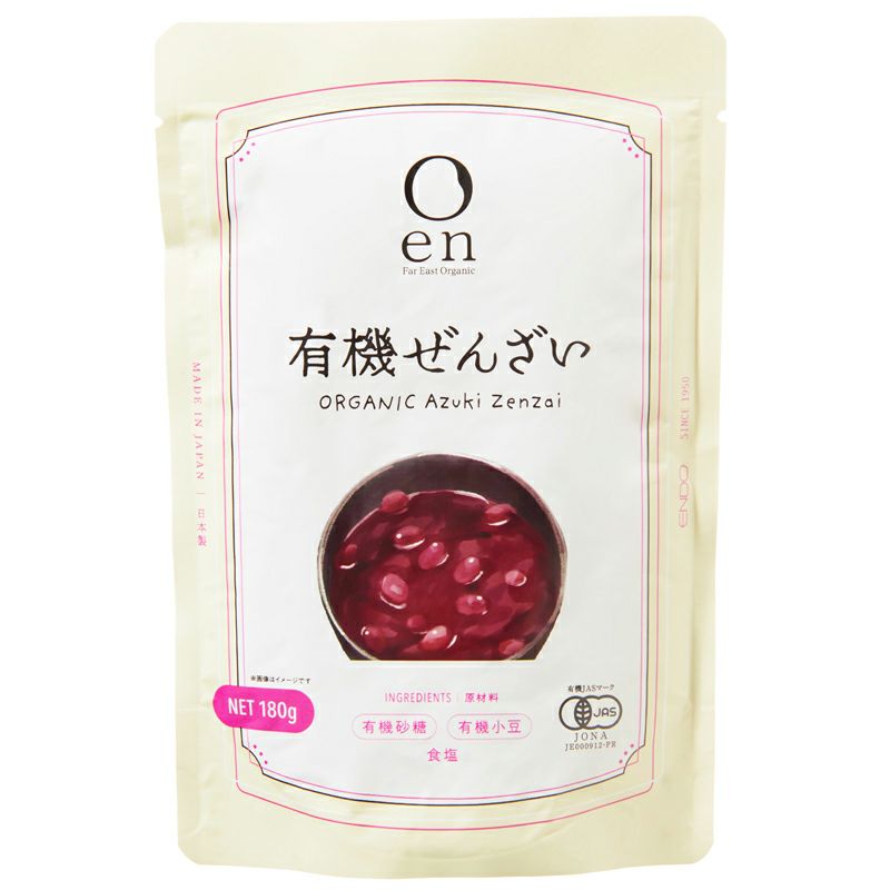 en有機ぜんざい 180g｜遠藤製餡