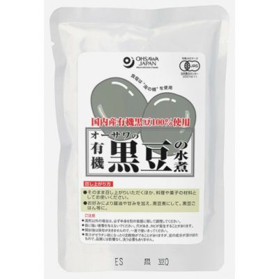 有機黒豆の水煮 230g