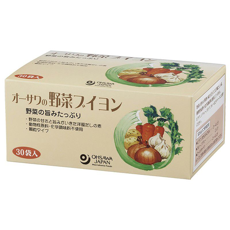 オーサワの野菜ブイヨン(徳用） 5g×30包｜オーサワジャパン｜《公式》自然食品・有機米かねこや