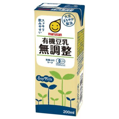 有機豆乳  無調整（小）  200ml