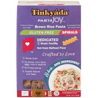 玄米スパイラル 454g｜ヨミオノスタジオ （Tinkyada お米パスタ スパイラル）