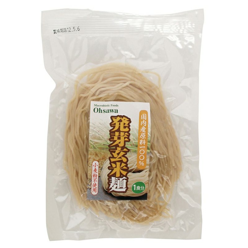 発芽玄米麺　120g｜オーサワジャパン　【取寄せ】｜《公式》自然食品・有機米かねこや