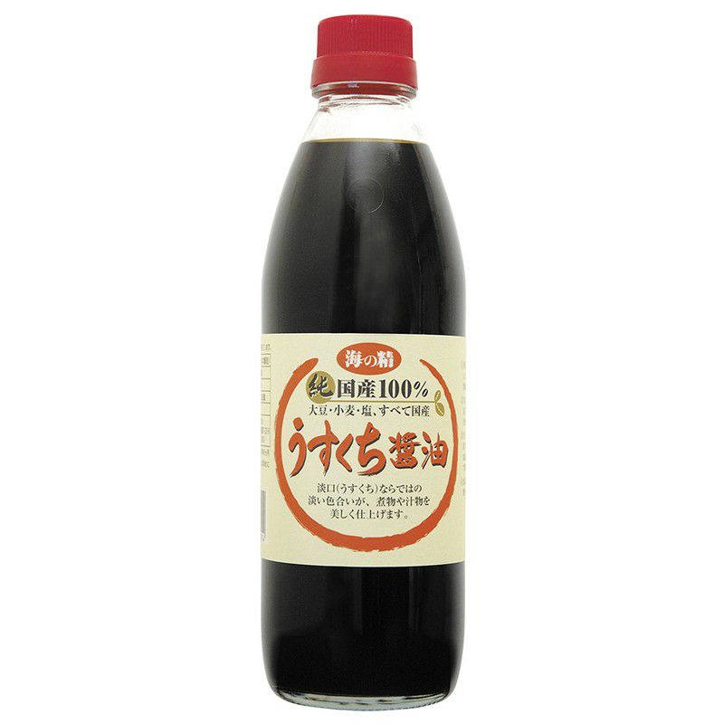 海の精 国産うすくち醤油 500ml｜海の精｜《公式》自然食品・有機米