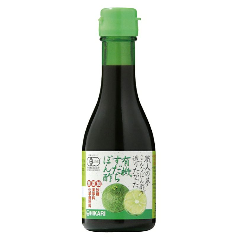 ヒカリ 有機すだちぽん酢 180ml