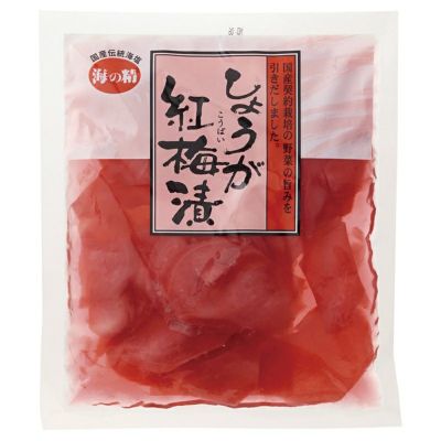 海の精  しょうが紅梅漬 100g