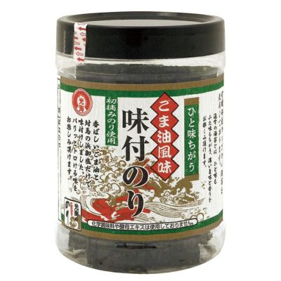 ひと味ちがうごま油風味 味付のり（初摘みのり) 8切40枚（板のり5枚）