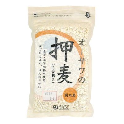 オーサワの押麦（五分搗き） 300g ＜大麦＞