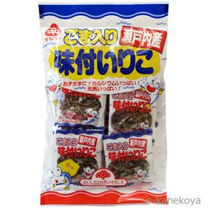 ごま入り味付いりこ 2 5g 12 サンコー 公式 自然食品 有機米かねこや