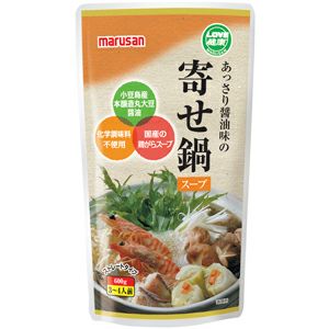 あっさり醤油味の寄せ鍋スープ（ストレートタイプ） 600g