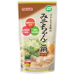 コクとうま味のみそちゃんこ鍋スープ（ストレートタイプ） 600g