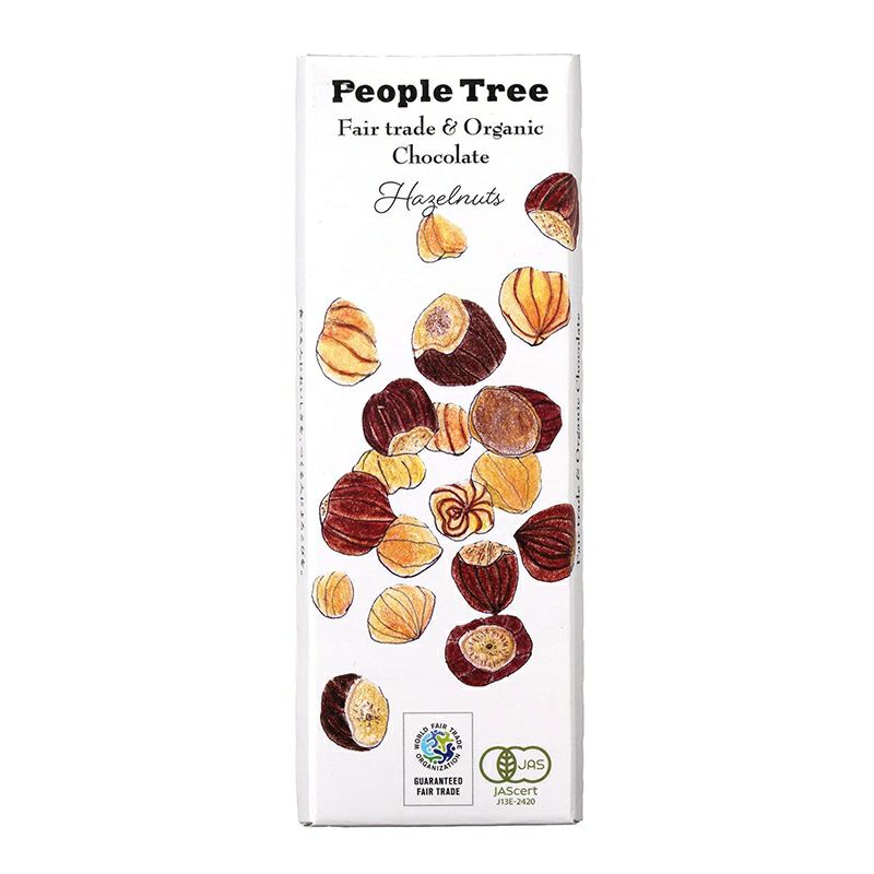 フェアトレード・チョコレート（ヘーゼルナッツ）People Tree 50g