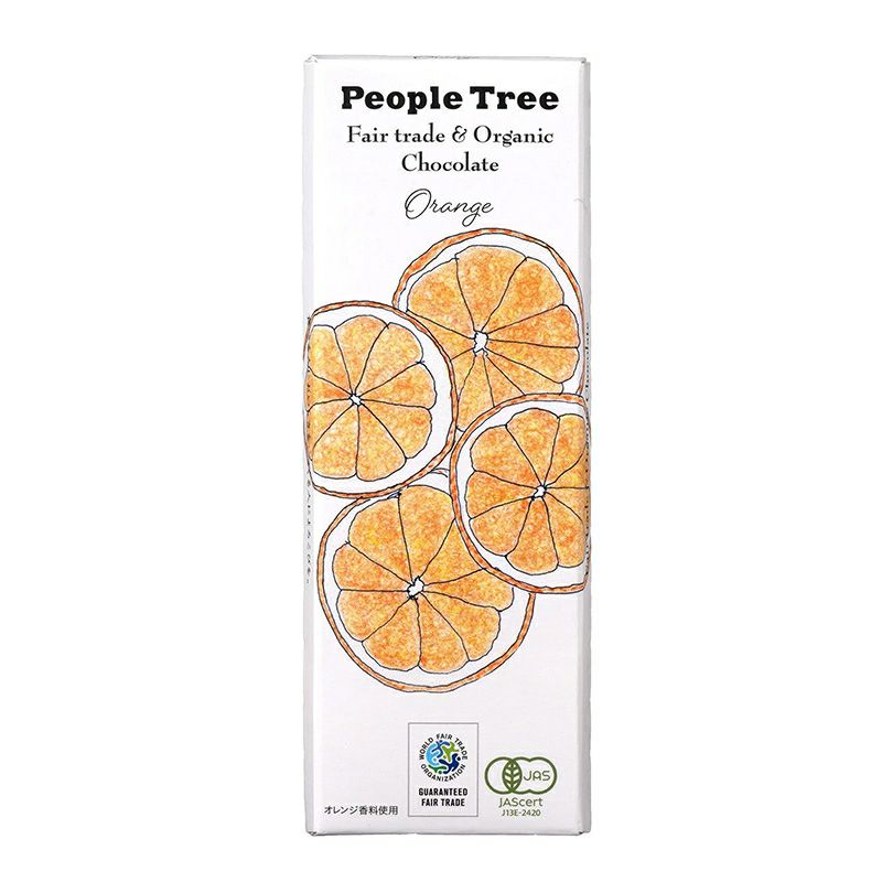 フェアトレード・チョコレート（オレンジ）People Tree 50g