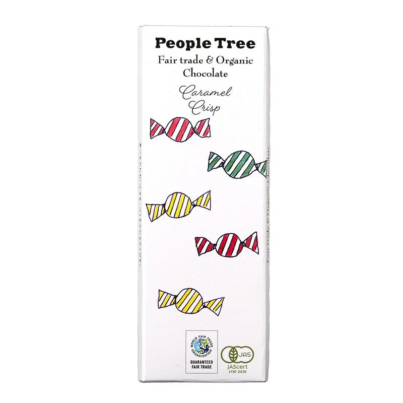 フェアトレード・チョコレート（カラメルクリスプ）People Tree 50g