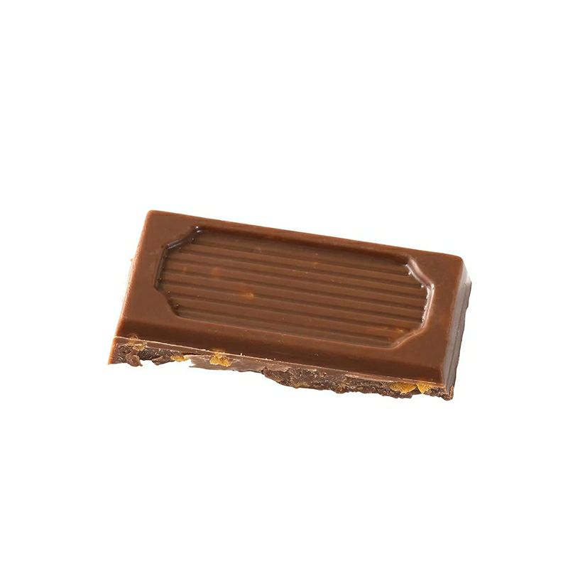 フェアトレード・チョコレート（カラメルクリスプ）People Tree 50g中身