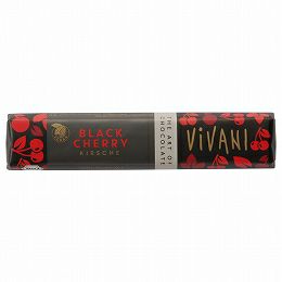 ViVANI オーガニックダークチョコレートバー ブラックチェリー 35g