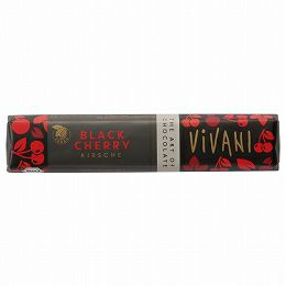 ViVANI オーガニックダークチョコレートバー ブラックチェリー 35g