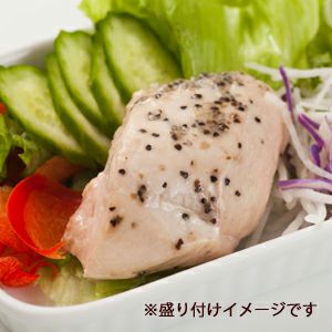国産鶏　胸肉使用　サラダチキン（ブラックペッパー＆ガーリック） 100g