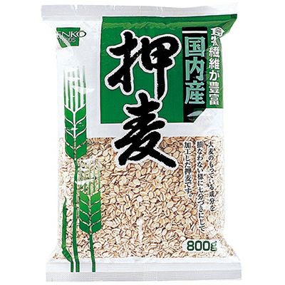 国内産・押麦 800g ＜大麦＞