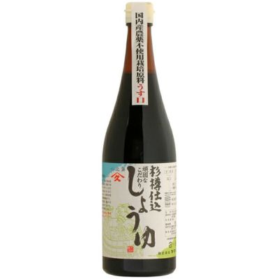 杉樽仕込 頑固なこだわりしょうゆ うす口 720ｍｌ