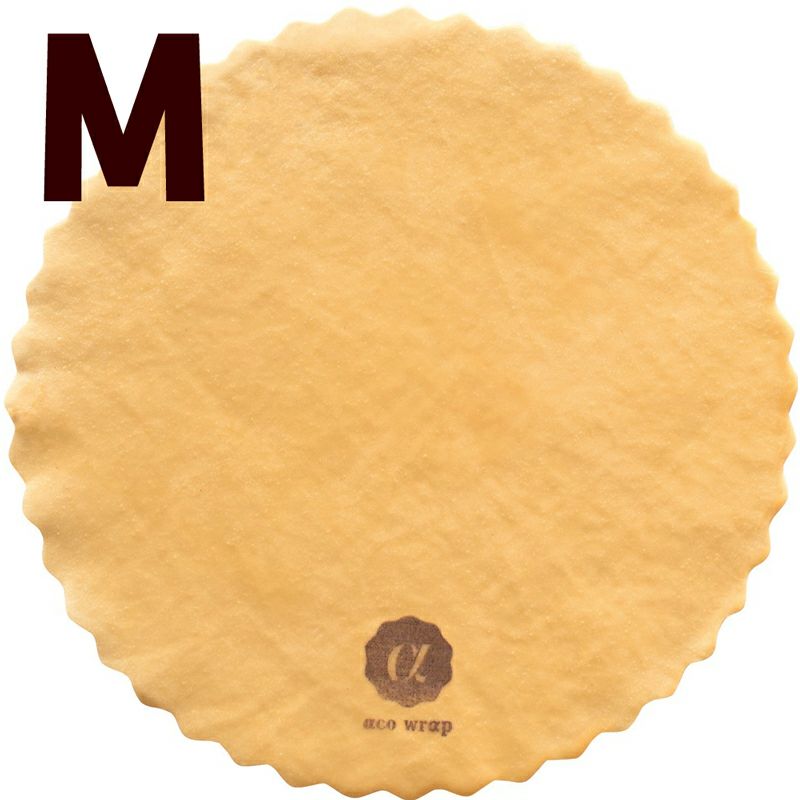 みつろうラップ・みつろう色Ｍ（直径約19cm）