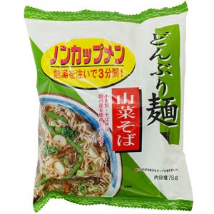 新・どんぶり麺 山菜そば 78g