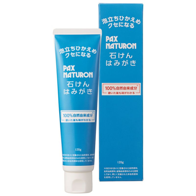 パックスナチュロン 石けんはみがき 120g