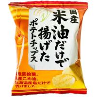 国産米油だけで揚げたポテトチップス（うす塩味) 60g