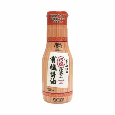 オーサワの杉桶仕込み有機醤油（新鮮ボトル)200ml