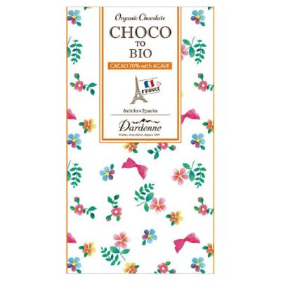 ダーデン チョコっとビオ 有機アガベチョコレート・カカオ70％ 5本入り×2袋｜アルマテラ