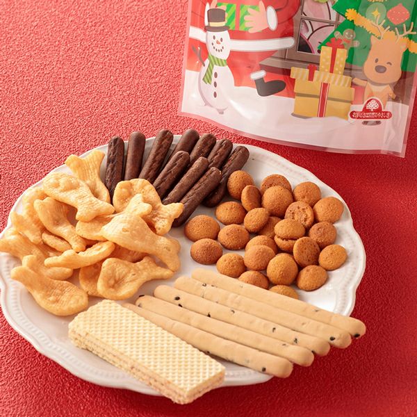 クリスマスお菓子詰合せ・サンタ ３種（１０個）入り｜サンコー