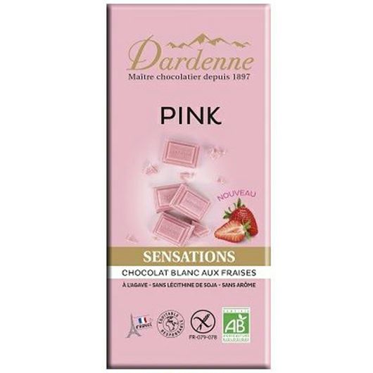 ダーデン 有機アガベチョコレート・ストロベリーピンク 70g