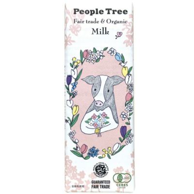 フェアトレード・板チョコト（ミルク）People Tree 50g 期間限定スペシャルパッケージ