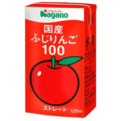 国産ふじりんご１００ 125ml