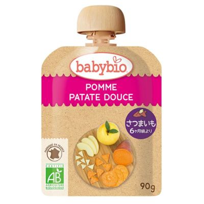 baby bio 有機ベビースムージー アップル・スイートポテト 90g｜ミトク