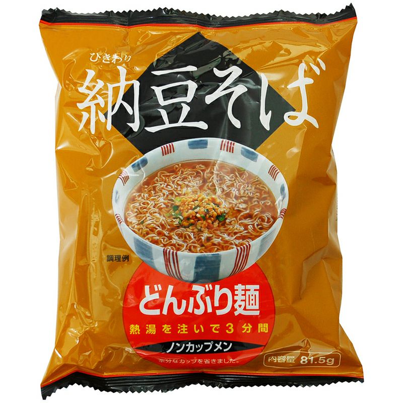 どんぶり麺 納豆そば 81.5g ｜トーエー