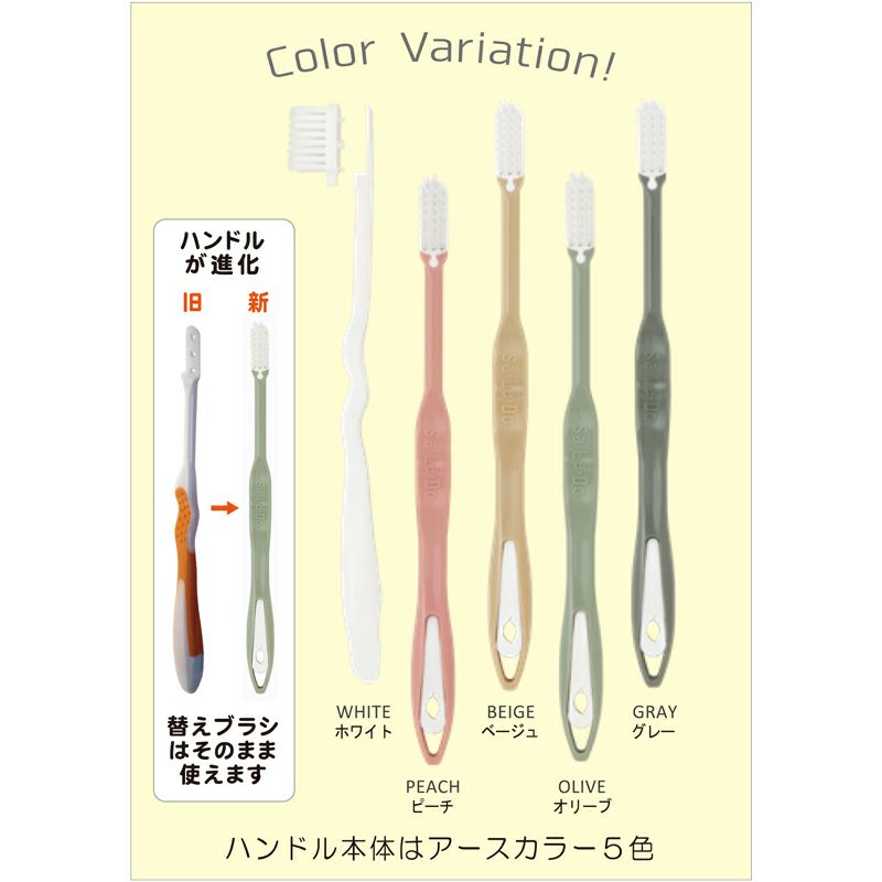 サレド･ミュー ハニカム （レギュラー替ブラシ２ヶ付）｜E-es-E