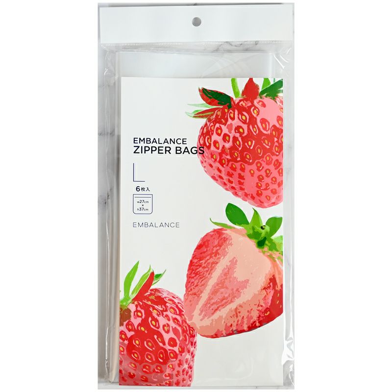 エンバランス ジッパーバッグ L（大) 6枚入｜ウィルマックス