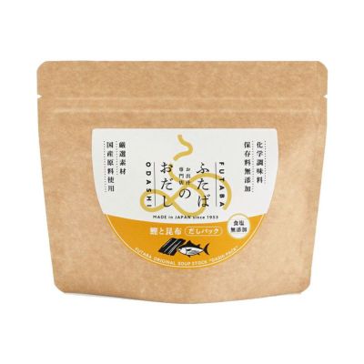 ふたばのおだし 鰹と昆布 （食塩無添加） 10g×5パック｜フタバ