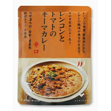 レンコンとトマトのキーマカレー（辛口）