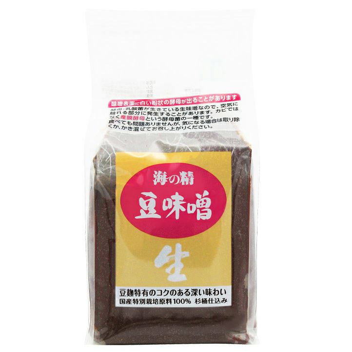 夏季・冷蔵】 国産特栽 豆味噌 1kg｜海の精｜《公式》自然食品・有機米かねこや