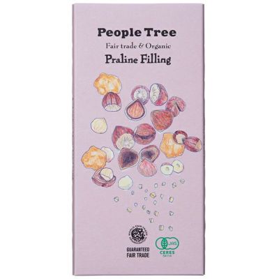 有機プラリネ・ミルク People Treeフェアトレード・チョコレート 85g｜フェアトレードカンパニー 