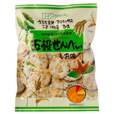 五穀せんべい しお味 90g｜創健社