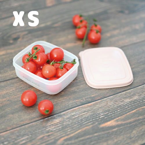 エンバランス レクタングルコンテナ ＜ホワイト＞ XS 370ml １個