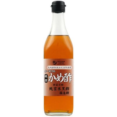 オーサワの薩摩かめ酢（純玄米黒酢) 500ml｜オーサワジャパン