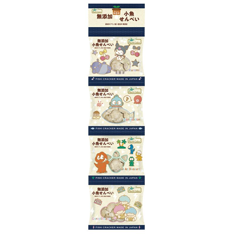 純国産小魚せんべい (4連)11g×4袋｜ノースカラーズ